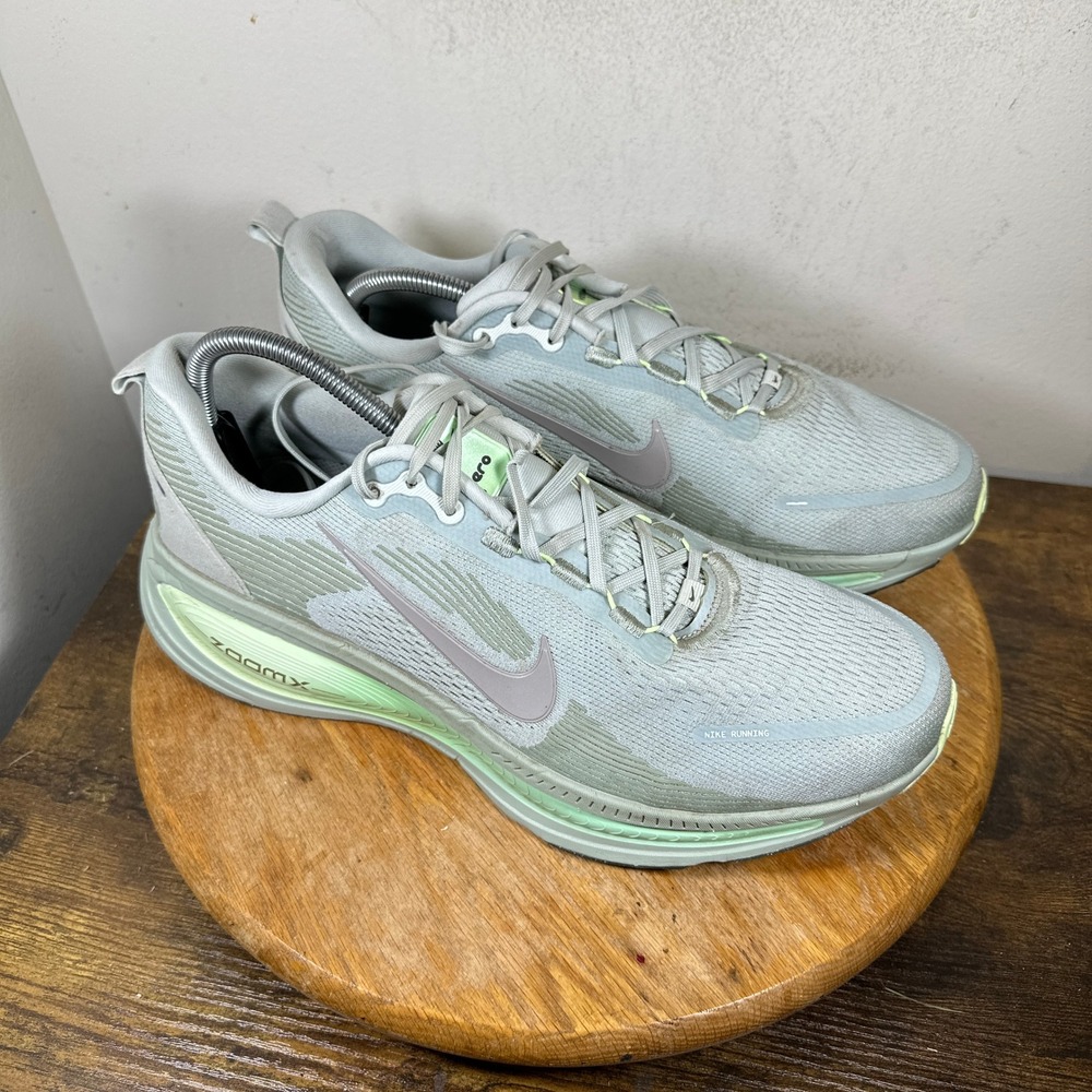 Nike Air Zoom Vomero 18 Mens Running Shoes Grey Lime Green HM6803-002 Size 12
